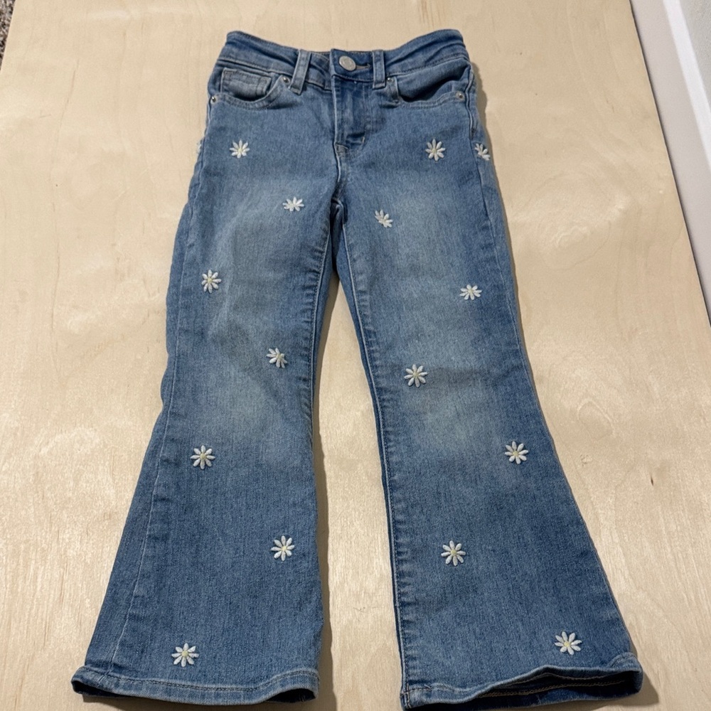 Gap 70’s flare embroidered flowers 🌼 - 5 slim